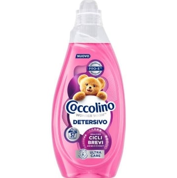 COCCOLINO DETERSIVO LIQUIDO CICLI BREVI DA 1,48LT FOMATO 37 LAVAGGI ULTRA CARE OKX