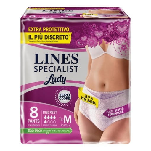 LINES SPECIALIST PANTS DISCREET TAGLIA M 8 PEZZI OKX