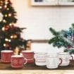 MA MAISON TAZZA MUG NATALIZIA WINTER 300 CC FIOCCO DI NEVEE ALBERO DI NATALE  COLORI E FANTASIA ASSORTITI OKXL