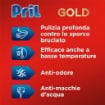 PRIL GOLD TABS 10 AZIONI DETERSIVO PER LAVASTOVIGLIE PULISCE A FONDO ANCHE I RESIDUI OSTINATI 65 TABS