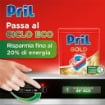 PRIL GOLD TABS 10 AZIONI DETERSIVO PER LAVASTOVIGLIE PULISCE A FONDO ANCHE I RESIDUI OSTINATI 65 TABS