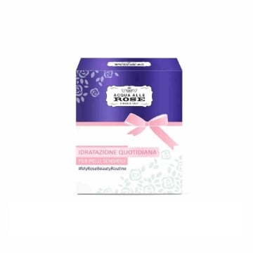 ACQUA ALLE ROSE CONFEZIONE NATALE IDRATAZIONE MASCHERA TESSUTO SENSITIVE + TONICO 300 ML RINFRESCANTE OKX