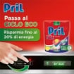 PRIL TUTTO IN 1 EXTRA TABS LIMONE & LIME PASTIGLIE PER LAVASTOVIGLIE EFFICACI GIÀ A 40° CON 8 AZIONI 76 TABS OKX