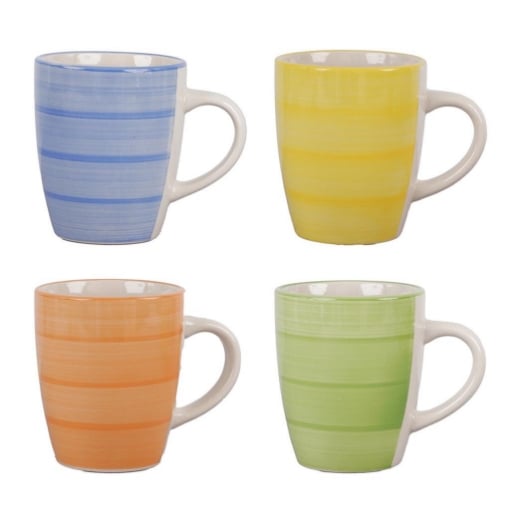 MA MAISON SUNFLOWER TAZZA MUG DA 350CC IN CERAMICA IN COLORE ASSORTITO OKX