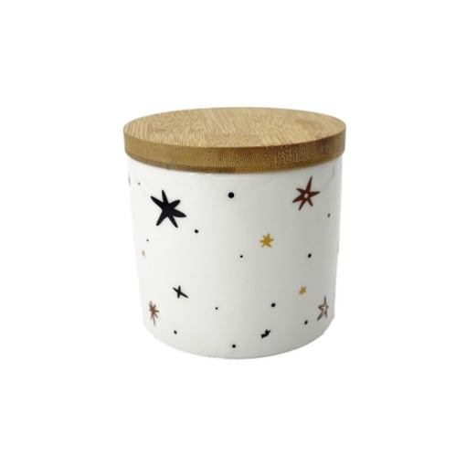 MA MAISON STARRY NIGHT BARATTOLO NATALIZIO CON TAPPO E STELLE 10X10 CM