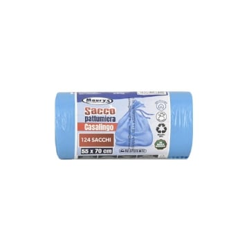MAURY'S SET 124 SACCHI PER PATTUMIERA 55X70 CM IN ROTOLI DA 31 PEZZI RESISTENTE