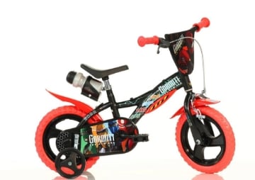 BICICLETTA 14 POLLICI BICI DA BAMBINO CON ROTELLE GORMITI ALTEZZA TRA 95 -115 CM