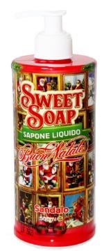 SAPONE LIQUIDO NATALIZIO 500 ML FRAGRANZA SANDALO NATALIZIO COMODO DOSATORE