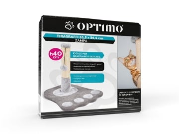 OPTIMO TIRAGRAFFI A ZAMPA H40 CM BEIGE E GRIGIO