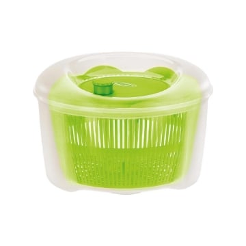 CENTRIFUGA PER INSALATA - 4,5 L TRASPARENTE / LIME -  4.5 L - Ø24.5 X H 16 CM 