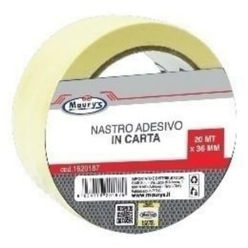 MAURY'S NASTRO CARTA ADESIVO CON 135 MICRON 20 MT X 50 MM OKX