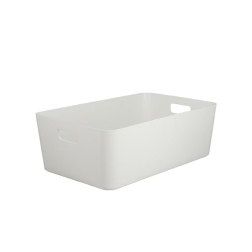 CONTENITORE IN PLASTICA RIGIDA 4,5LT BIANCO 29X19X10H OKX