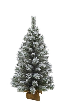 MAURY'S ALBERO DI JUTA VERDE INNEVATO ALTEZZA 80 CM