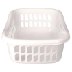 CESTINO BRIO MEDIO MULTIUSO 29X21X10 CM BIANCO PORTABIANCHERIA PORTAOGGETTI