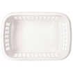 CESTINO BRIO MEDIO MULTIUSO 29X21X10 CM BIANCO PORTABIANCHERIA PORTAOGGETTI