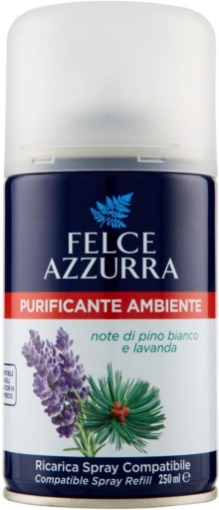 FELCE AZZURRA ARIA DI CASA PROFUMATORE AUTOMATICO D'AMBIENTE PINO BIANCO E LAVANDA PURO BENESSERE 250 ML OKX