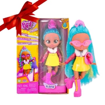 CRY BABIES ELODIE BFF COLLEZIONABILE BAMBOLA FASHION CON LUNGHI CAPELLI VESTITI 9 ACCESSORI PER BAMBINE E BAMBINI + 5 ANNI 