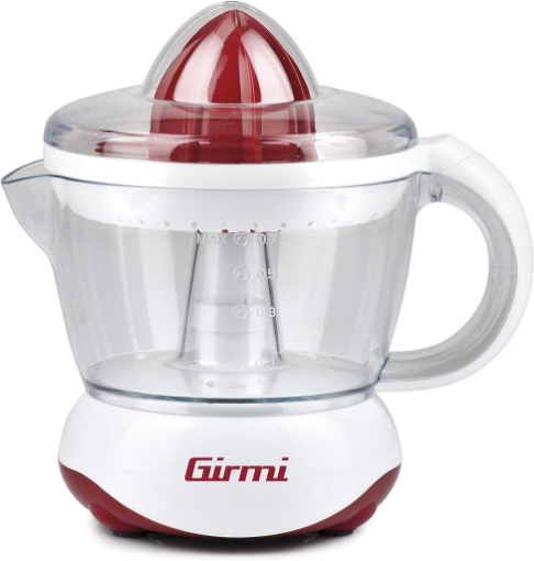 GIRMI SR02 SPREMIAGRUMI 25 W CAPACITÀ 700 CC DOPPIA COPPA DI SPREMITURA BIANCO/ROSSO