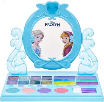 FROZEN SET TRUCCO COMPATTO TOWNLEY GIRL SPECCHIO E MUSICA - LUCIDALABBRA LUCCICHIO E PENNELLI 3+ ANNI 