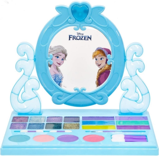 FROZEN SET TRUCCO COMPATTO TOWNLEY GIRL SPECCHIO E MUSICA - LUCIDALABBRA LUCCICHIO E PENNELLI 3+ ANNI 