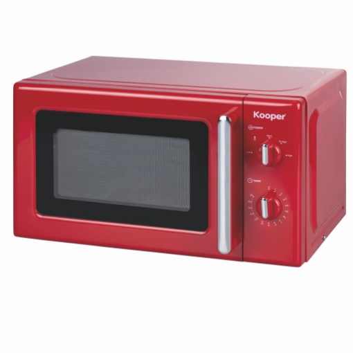 KOOPER FORNO A MICROONDE VINTAGE ROSSO  22 L  5 PROGRAMMI DI COTTURA 700 W WAVE 