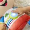 CAGNOLINO GIGANTE PELUCHE MUSICALE CON LUCI SUONI CANZONI E FRASI 