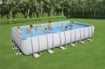 BESTWAY PISCINA FUORI TERRA POWER STEEL RETTANGOLARE 732 X 366 X 132 CM