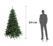PRAGA ALBERO DI NATALE VERDE CON 950 RAMI DA 210 CM