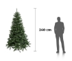 PRAGA ALBERO DI NATALE VERDE CON 1300 RAMI DA 240 CM