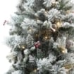 MAURY'S SAINT MORTIZ ALBERO DI NATALE INNEVATO CON LED 150 CM