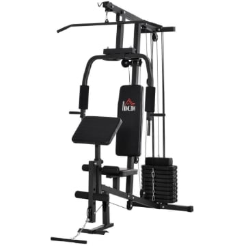 STAZIONE FITNESS ALLENAMENTO A CASA E PROFESSIONALE IN ACCIAIO148X108X207 CM 