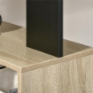 SCRIVANIA CON LIBRERIA PER CAMERA,UFFICIO,PORTA PC IN LEGNO MULTICOLORE, 120X60X148CM USATO COME NUOVO