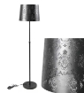 PIANTANA NERFIO LAVORATA COLORE NERO 35X35X173H CM CON PAINTANA REGOLABILE IN ALTEZZA