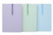 NOTEBOOK CON ELASTICO FERMA FOGLI 13X21 CM CARTA AVORIO DI QUALITÀ 240 PAGINE 80 GR  A RIGHE FANTASIA/COLORI ASSORTITI 