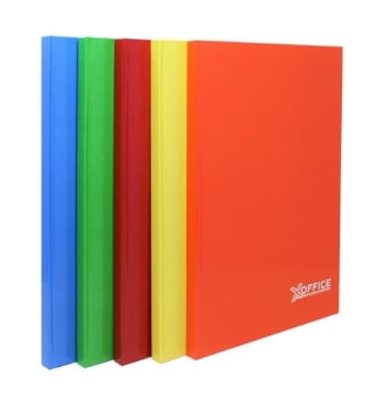 QUADERNO CARTONATO MONOCOLORE A4 100FG 80GR QUADRETTO 5MM -  1PZ COLORI ASSORTITI 