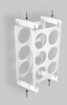 CANTINETTA WHITE  REALIZZATA IN LEGNODI BETULLA GREZZO 40 X 30 CM P15 CM