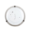 DUNA LAMPADA PLAFONIERA DA SOFFITTO E27 1 LUCE 40CM TABACCO