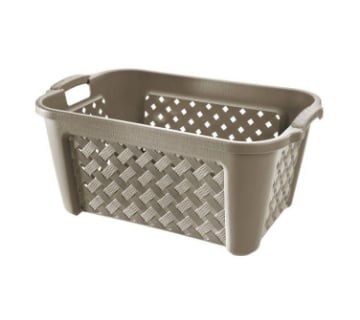 PORTA BIANCHERIA ARIANNA DA 30LT IN COLORE TALPA 37.5X27.5X H47 CM
