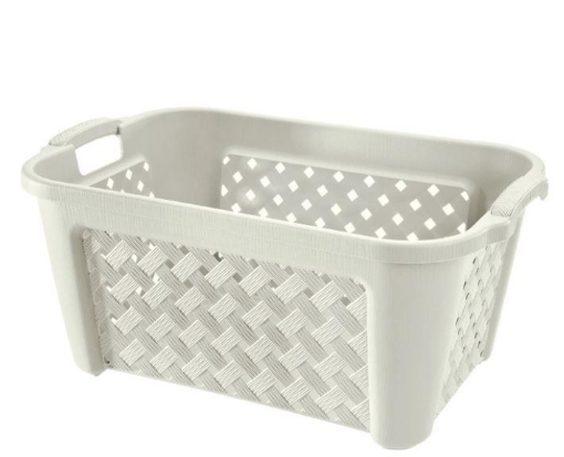 PORTA BIANCHERIA ARIANNA DA 30LT IN COLORE ANGORA 37.5X27.5X H47 CM