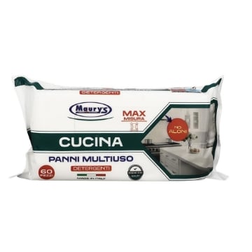 SALVIETTE MAURYS CUCINA PANNI MULTIUSO 60 PEZZI OKX
