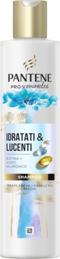 PANTENE SHAMPOO IDRATATI & LUCENTI CON BIOTINA 250 ML PRO-V CON ACIDO IALURONICO IDRATANTE CON VITAMINA B5 OKX