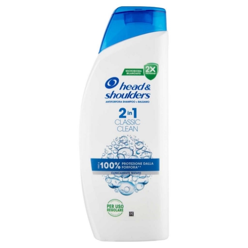 HEAD & SHOULDERS ANTIFORFORA SHAMPOO + BALSAMO 2IN1 CLASSIC CLEAN 625 ML