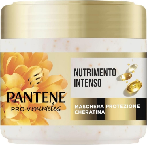 PANTENE NUTRIMENTO INTENSO MASCHERA PER CAPELLI CON BIOTINA E CHERATINA 300ML PRO-V MIRACLES RENDE I CAPELLI MORBIDI OKX
