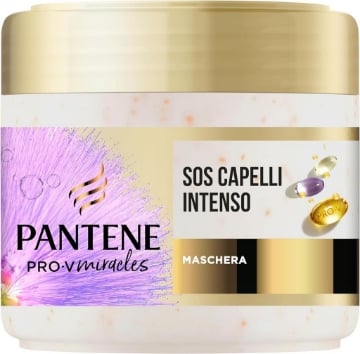 PANTENE MASCHERA SOS CAPELLI INTENSO CON BIOTINA E CHERATINA RICOSTITUENTE 300 ML RIPARA I CAPELLI SECCHI TRATTATI O MESCIATI OKX