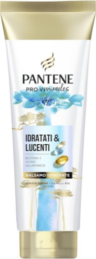 PANTENE IDRATATI & LUCENTI BALSAMO CON BIOTINA 160ML PRO-V CON ACIDO IALURONICO TRATTIENE L'IDRATAZIONE PER CAPELLI SANI OKX