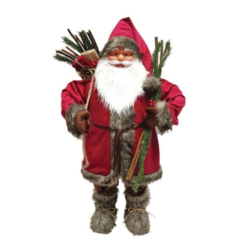 MA MAISON BABBO NATALE MONTANARO 65 CM CON PACCHI PER ALLESTIMENTO
