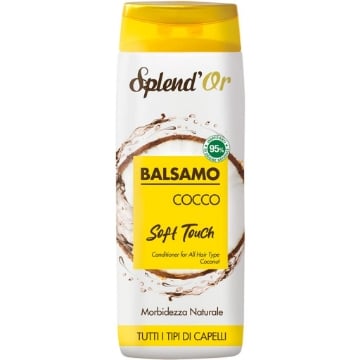 SPLENDOR BALSAMO 300ML COCCO MORBIDEZZA NATURALE PER TUTTI I TIPI DI CAPELLI