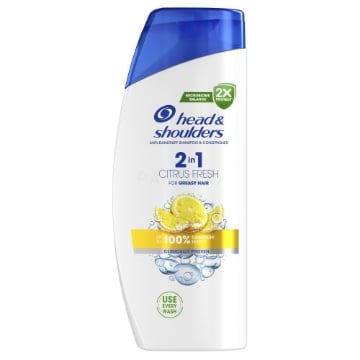 HEAD & SHOULDERS CITRUS FRESH 2IN1 SHAMPOO E BALSAMO PER CAPELLI GRASSI E FORFORA 625 ML OKX