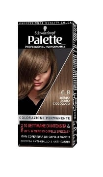 PALETTE COLORAZIONE PERMANENTE TINTA CAPELLI 6-8 BIONDO SCURO CIOCCOLATO