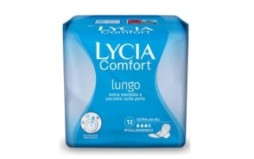 LYCIA ASSORBENTI SUPER LUNGO CON ALI 12 PZ OKX